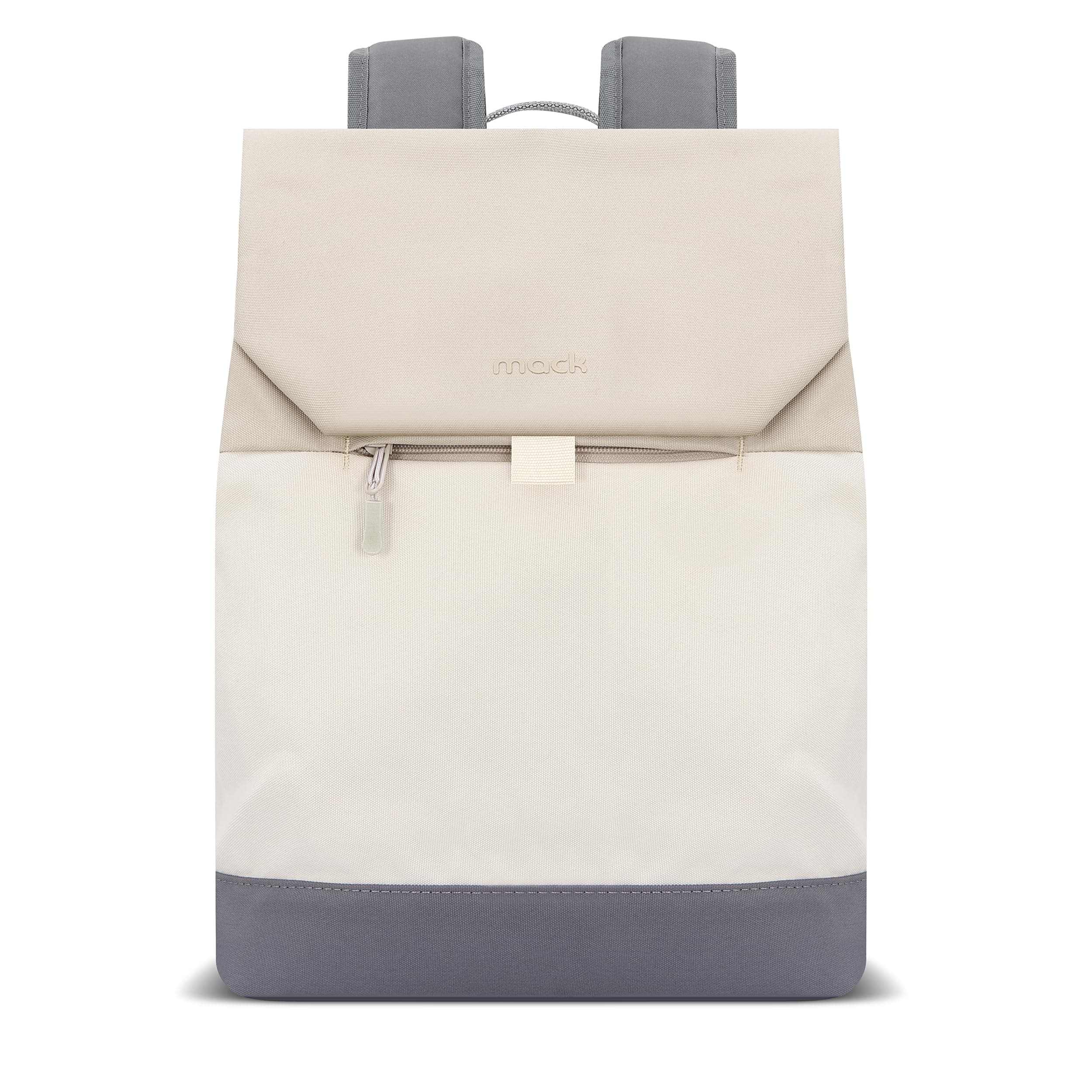 Mack Zen Eco MCE-1305 Sırt Çantası - Macbook Çantası, Hırsızlığa Karşı Koruma, Küçük, Mini, 13-14 inç Laptop, Günlük ve İş Kullanımı, Şık Tasarım, Üniversite ve Okul İçin, Bej