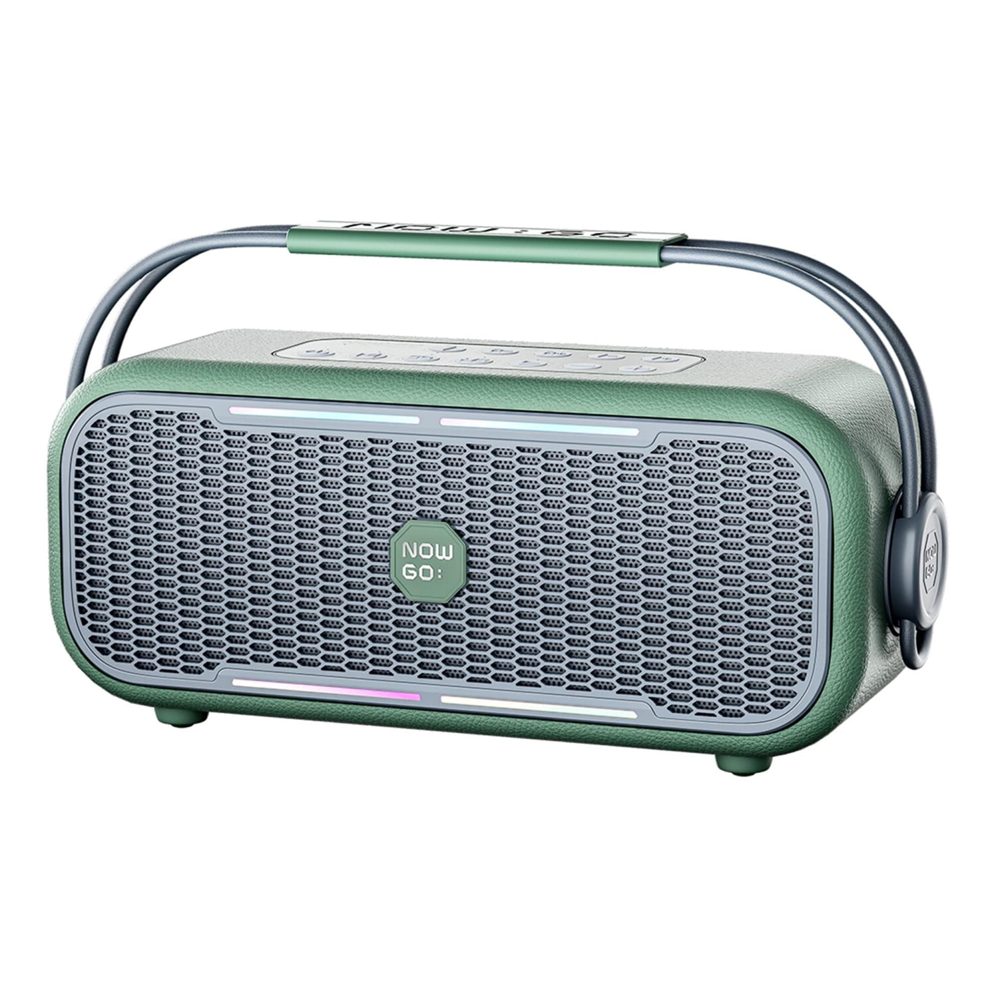 C2 60W Taşınabilir RGB Bluetooth Hoparlör IPX4 Parti Speaker Yeşil