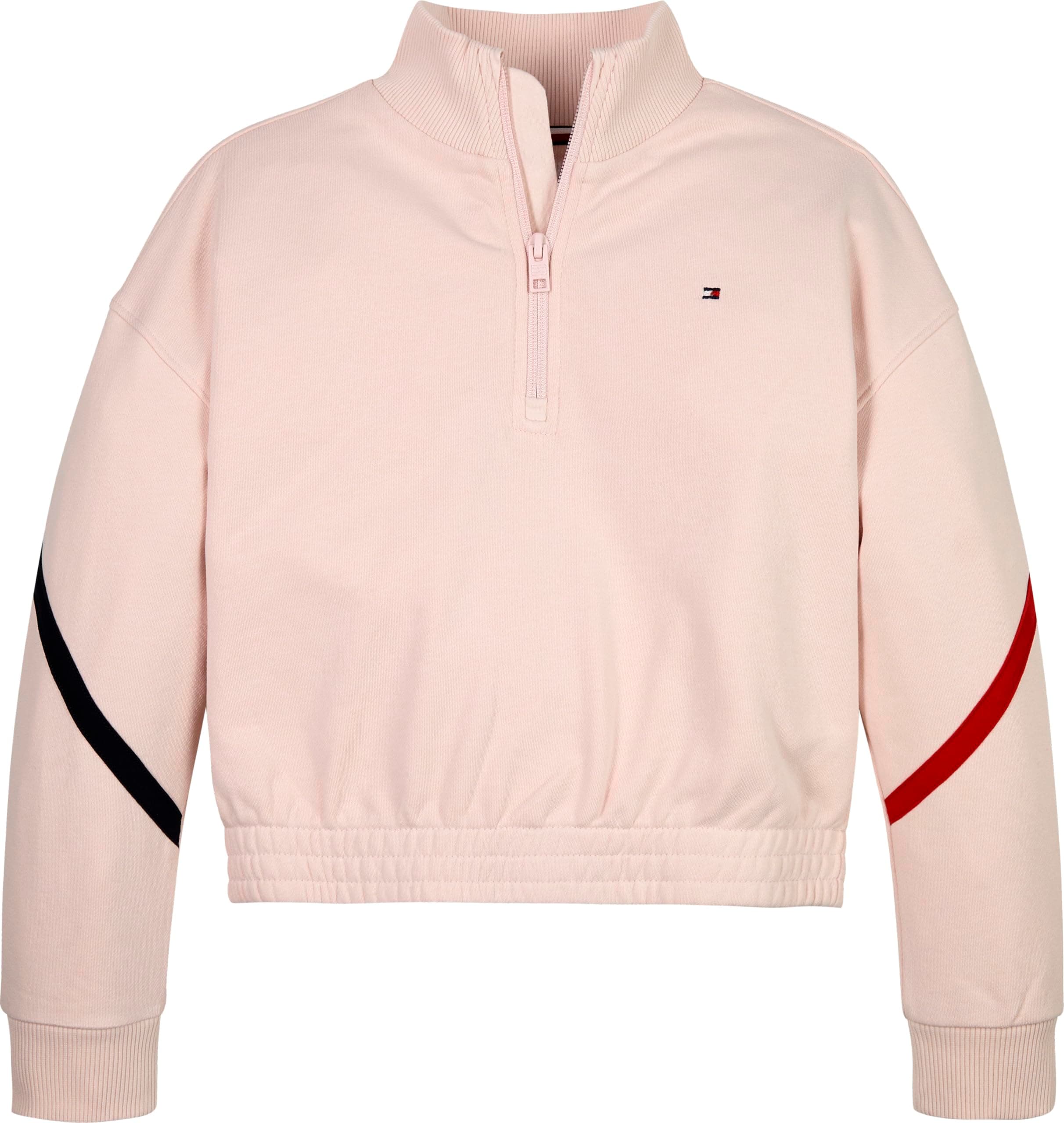 Global Stripe Half Zip Sweatshirt Kız çocuk