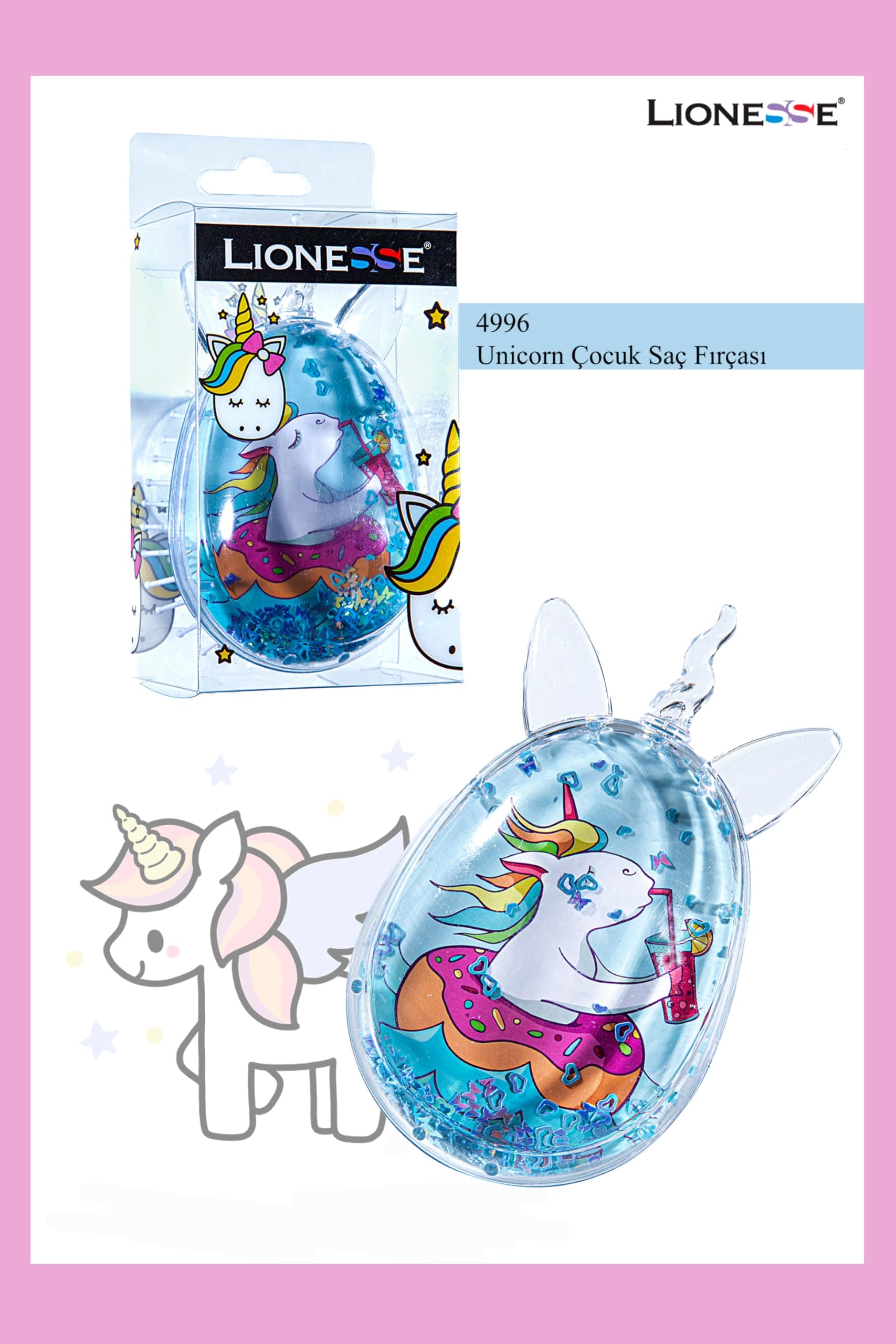 LIONESSE Unicorn Saç Açma Fırçası 4996