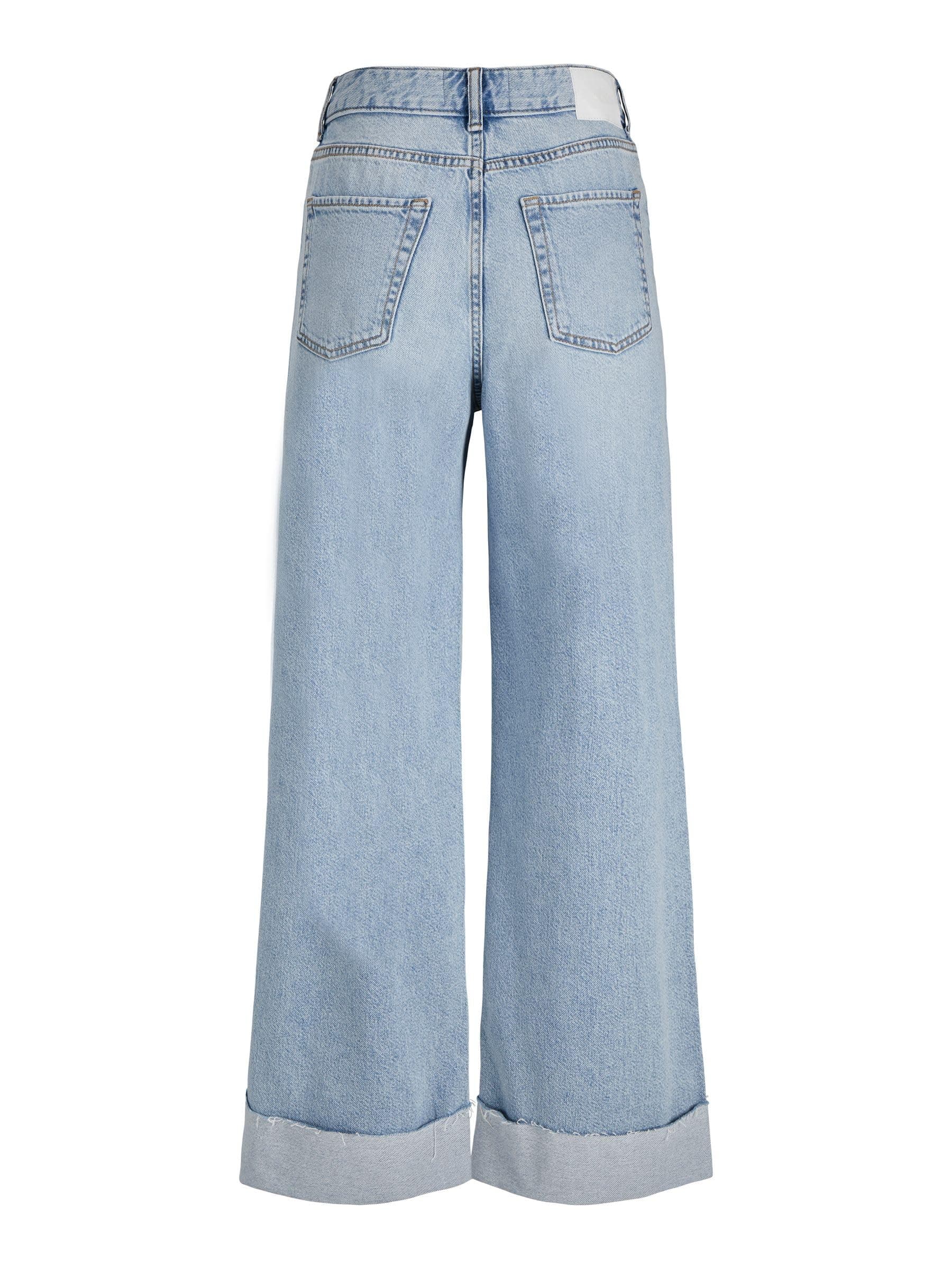 JJXX JXTOKYO WIDE FOLD UP HW R6169 DNM LN Jean Kadın