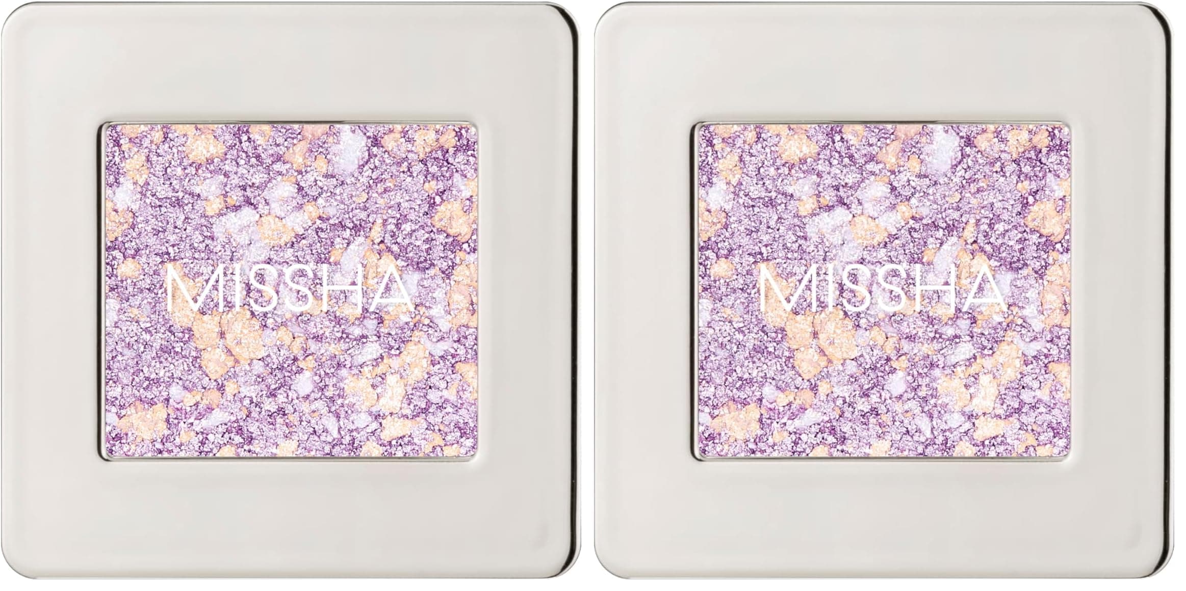 MISSHA Topaklanmayan, El Yapımı Glitter Far Modern Shadow Glitter Prism (NO.8 STELLA PRİSM) (2 paketi)