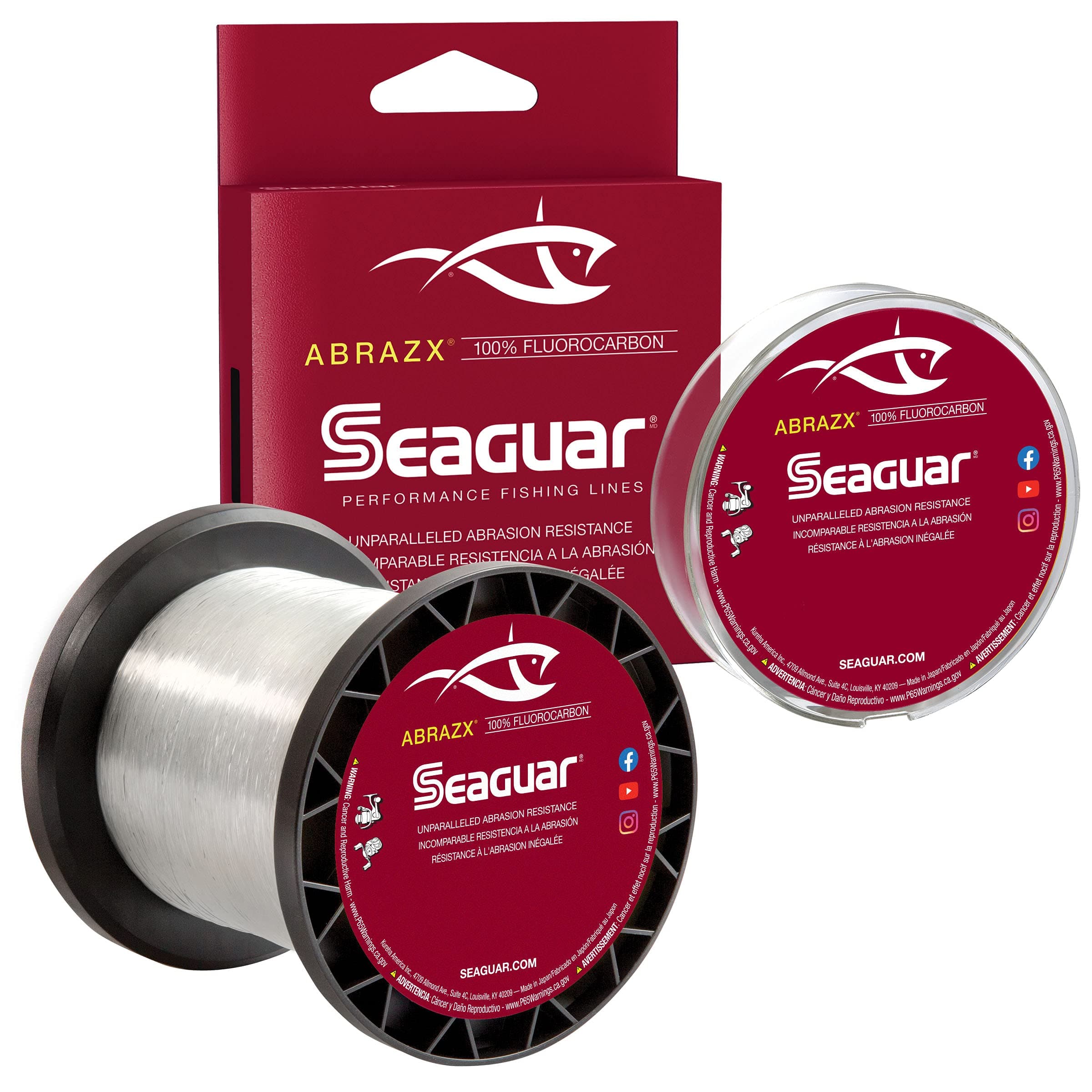 Seaguar Abrazx%100 florokarbon, 200 yarda