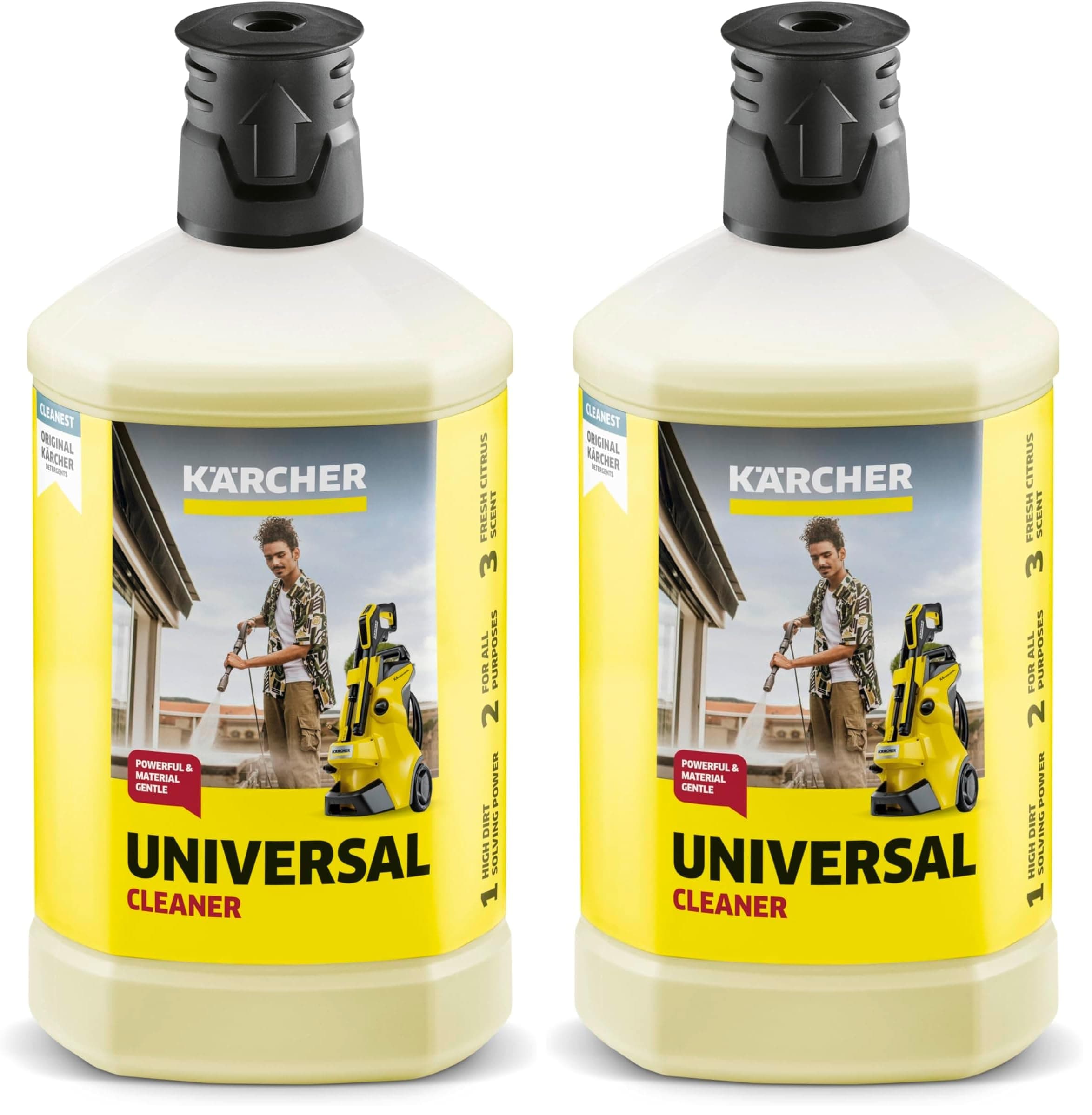 Karcher 6.295-753.0 Unknown Yüksek Basınçlı Temizleyici, Sarı, Evrensel Temizleyici (2 paketi)