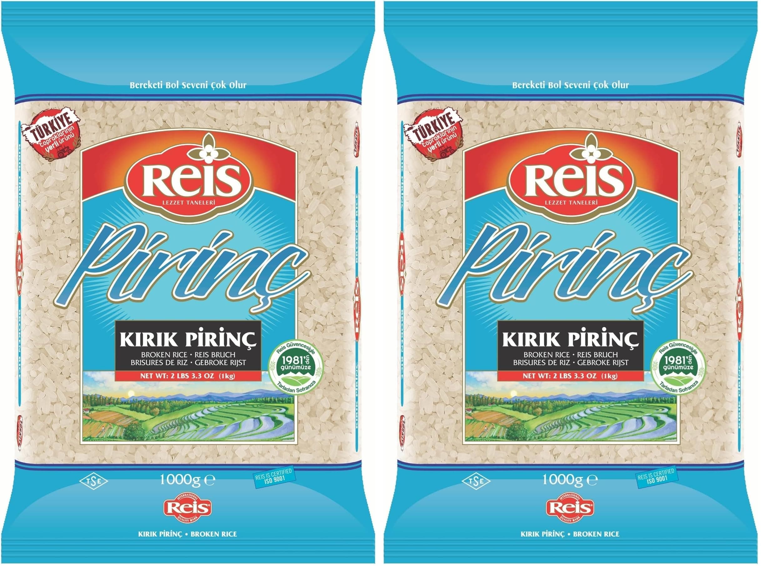 Reis Kesme Kırık Pirinç 1 Kg 2li paket
