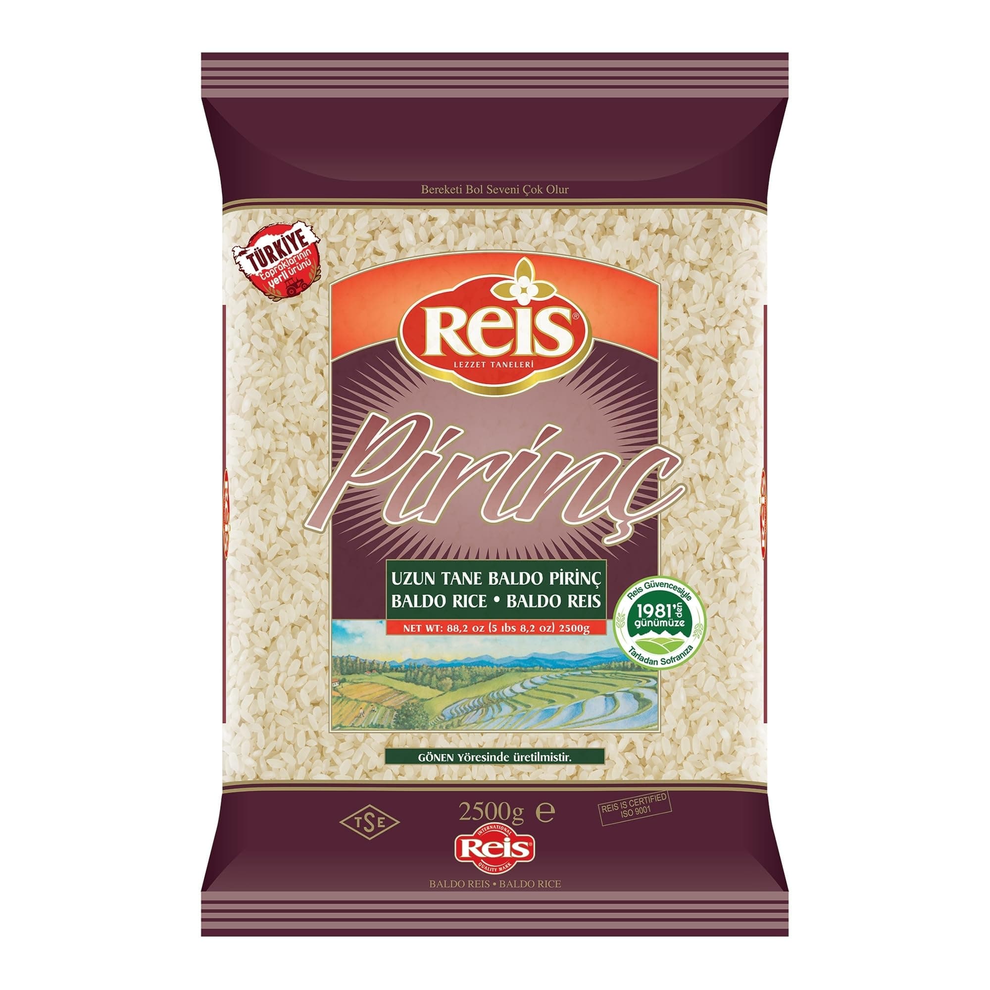 Reis Gönen Baldo Pirinç 2.5 Kg