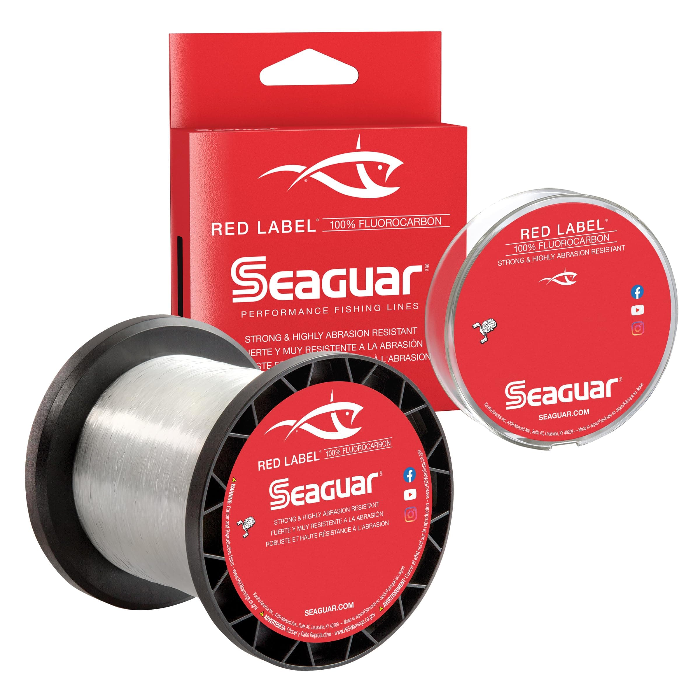 Seaguar Red Label Fluorocarbon Angelschnur, 914 m