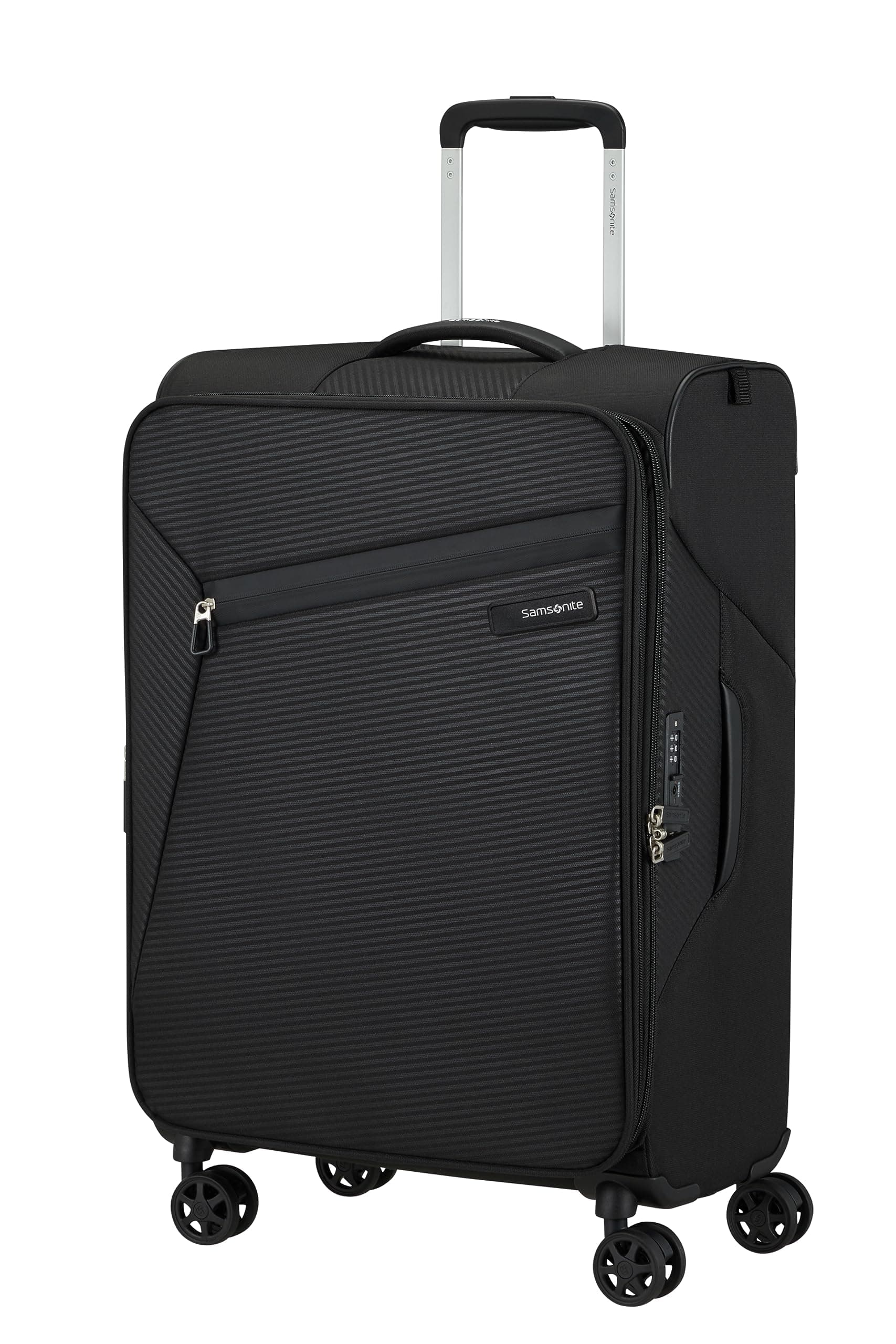 Samsonite LITEBEAM-SPINNER 66/24 EXP BLACK Valiz,66 cm