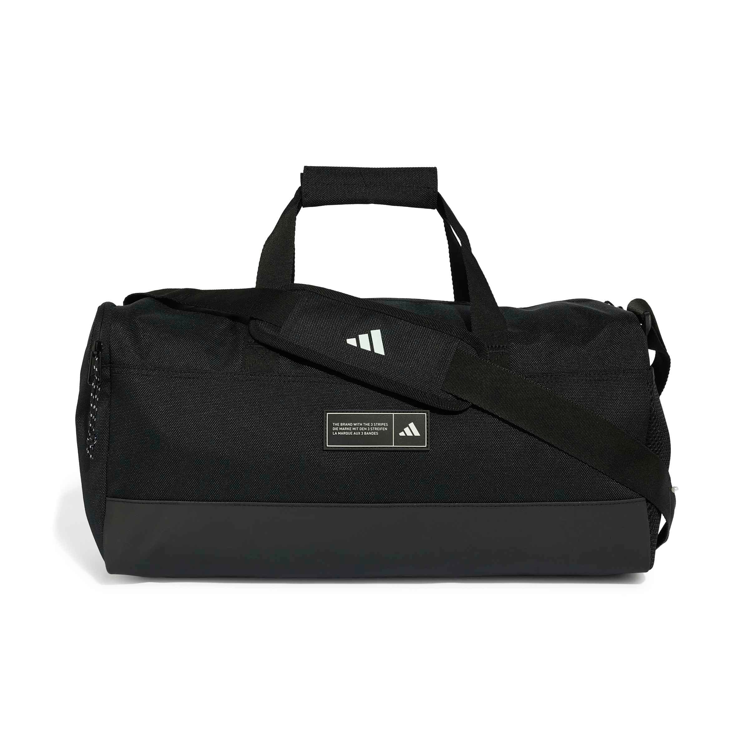 Unisex Yetişkin 3S Duf S Duffel Çanta, Black/Black/White, Ns