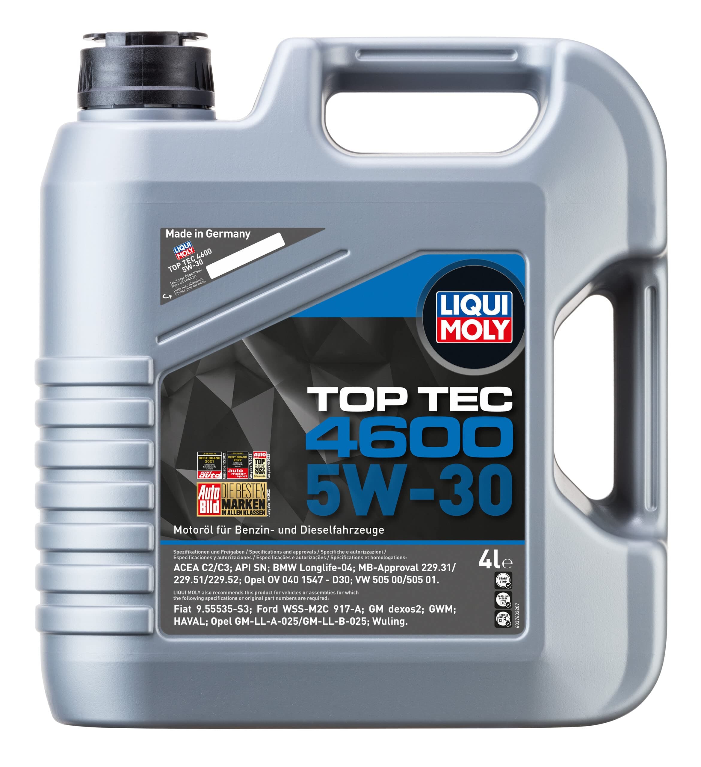 Liqui Moly Top Tec 4600 5W-30 4 l Otomotiv Bakım Ürünü 3763