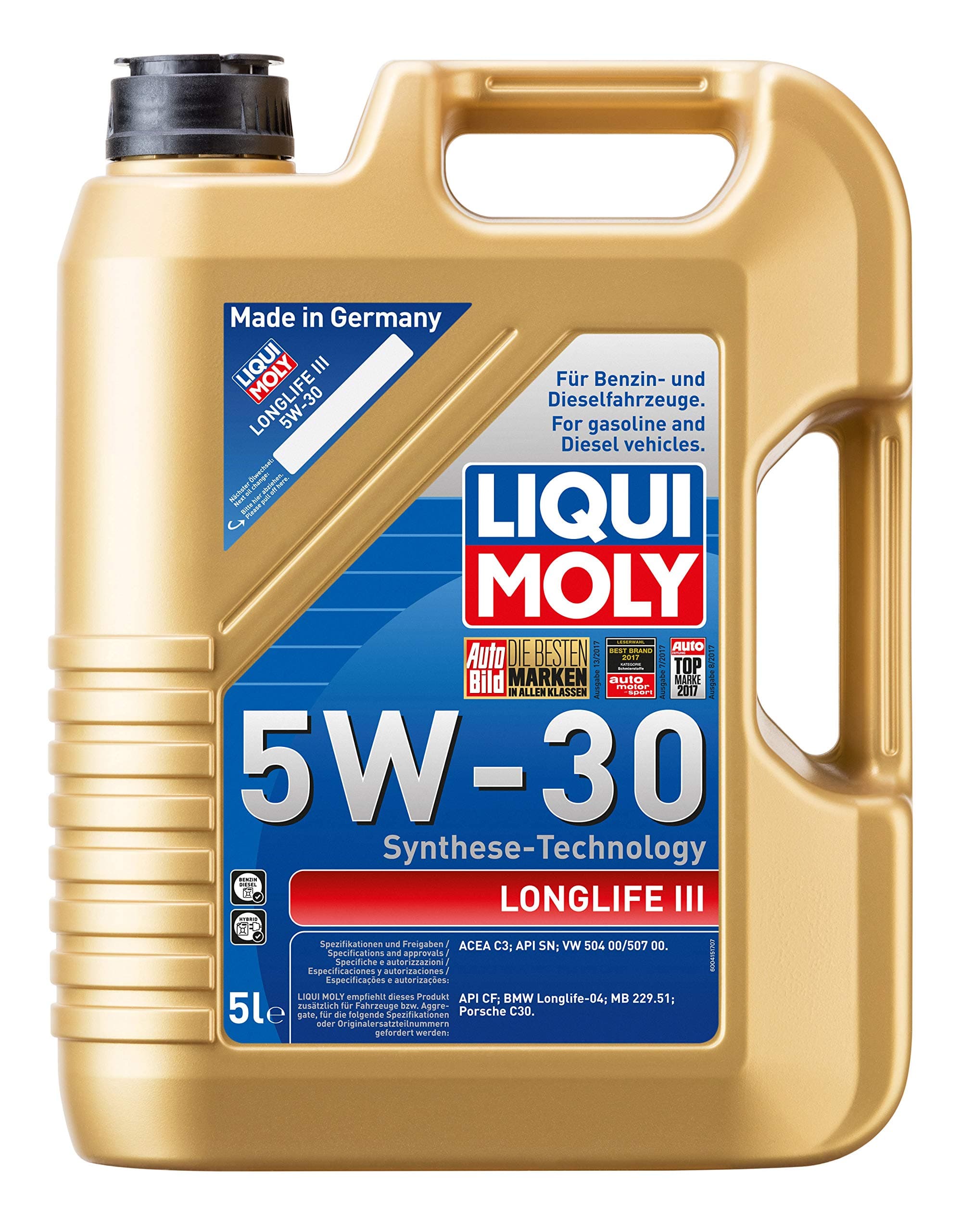 Liqui Moly Longlife III 5W-30 5 l Otomotiv Bakım Ürünü