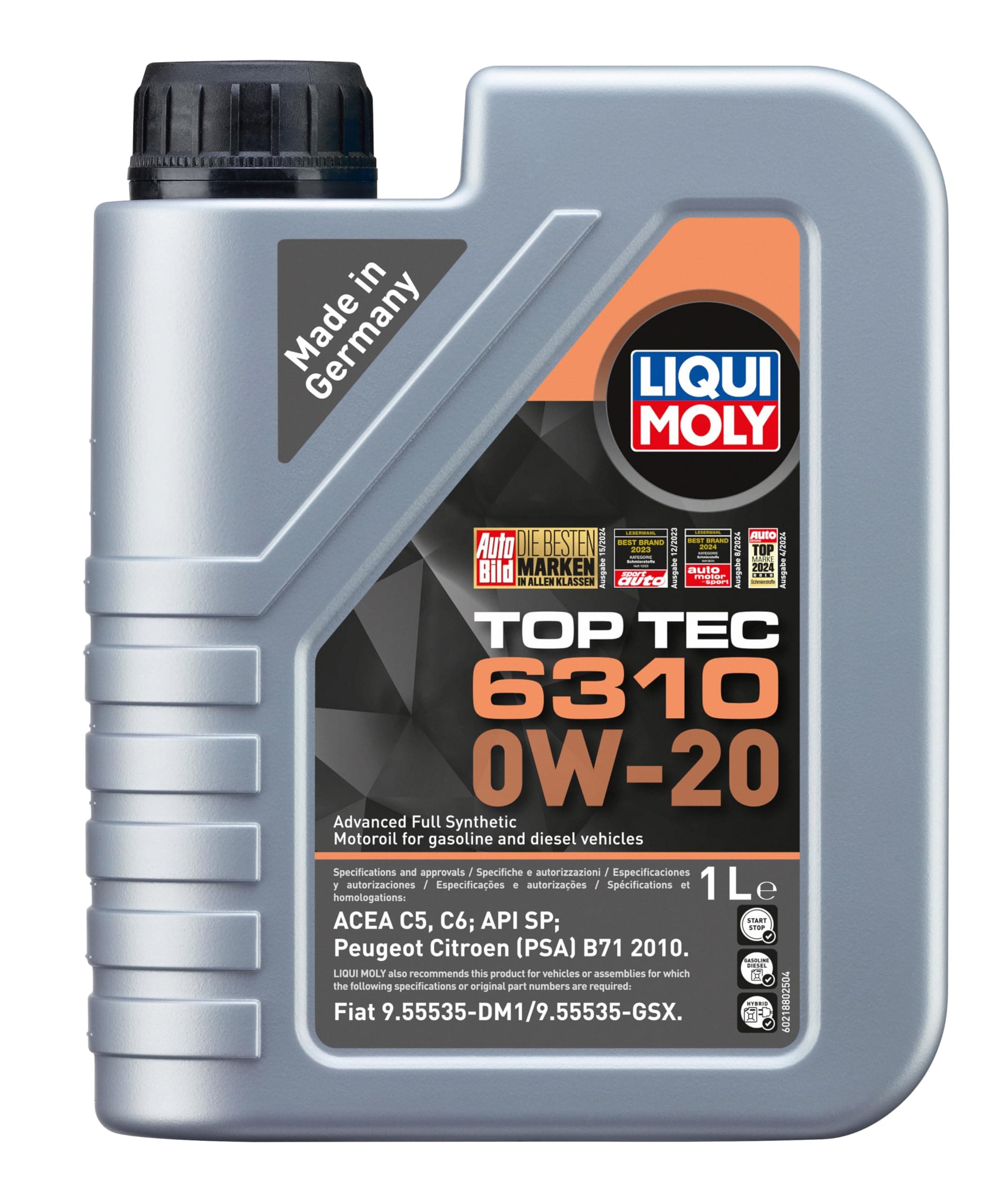 Liqui Moly Top Tec 6310 Motor Yağı 0W-20 1L - 21880