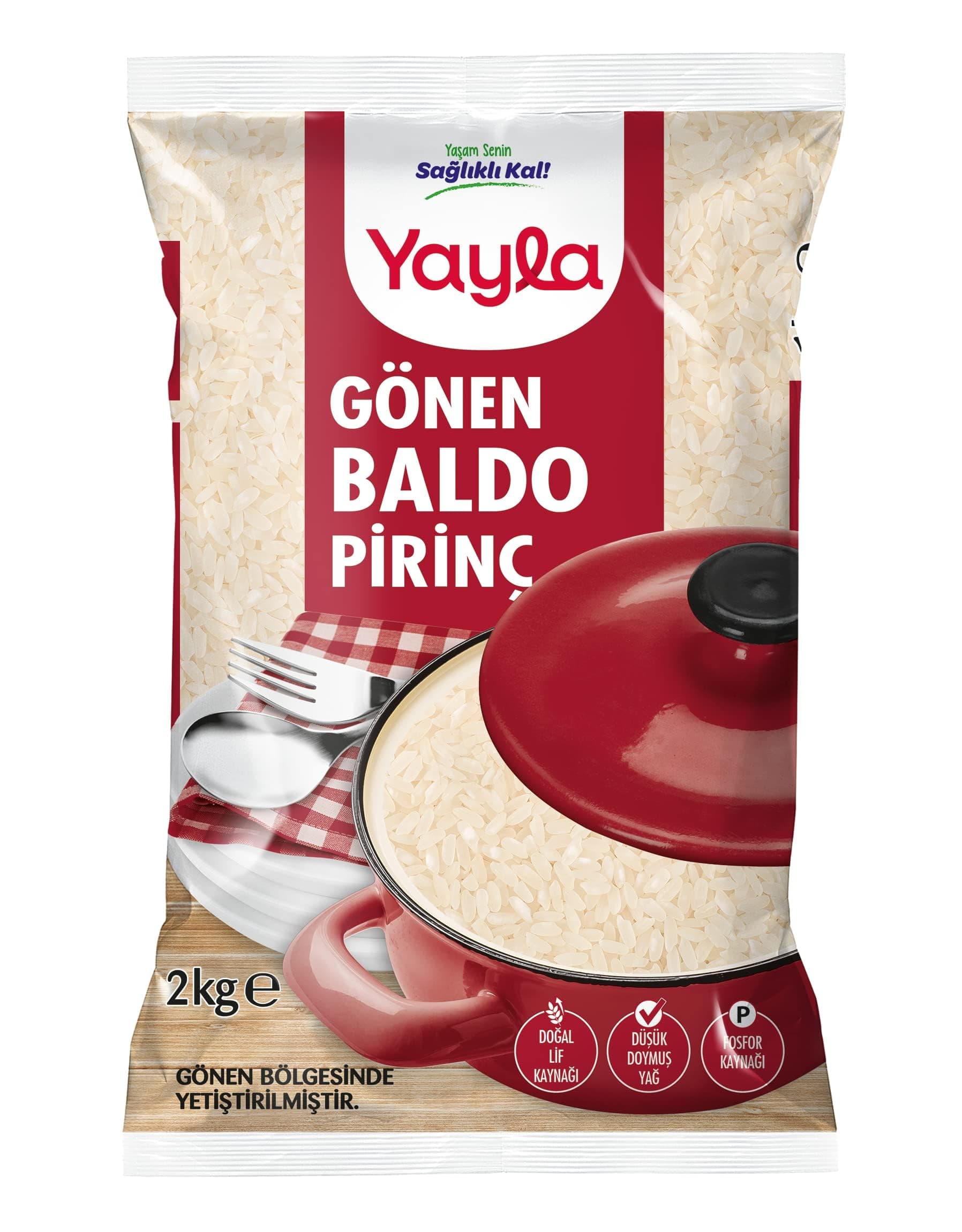 yayla Gıda yayla Gönen Baldo Pirinç, 2 kg