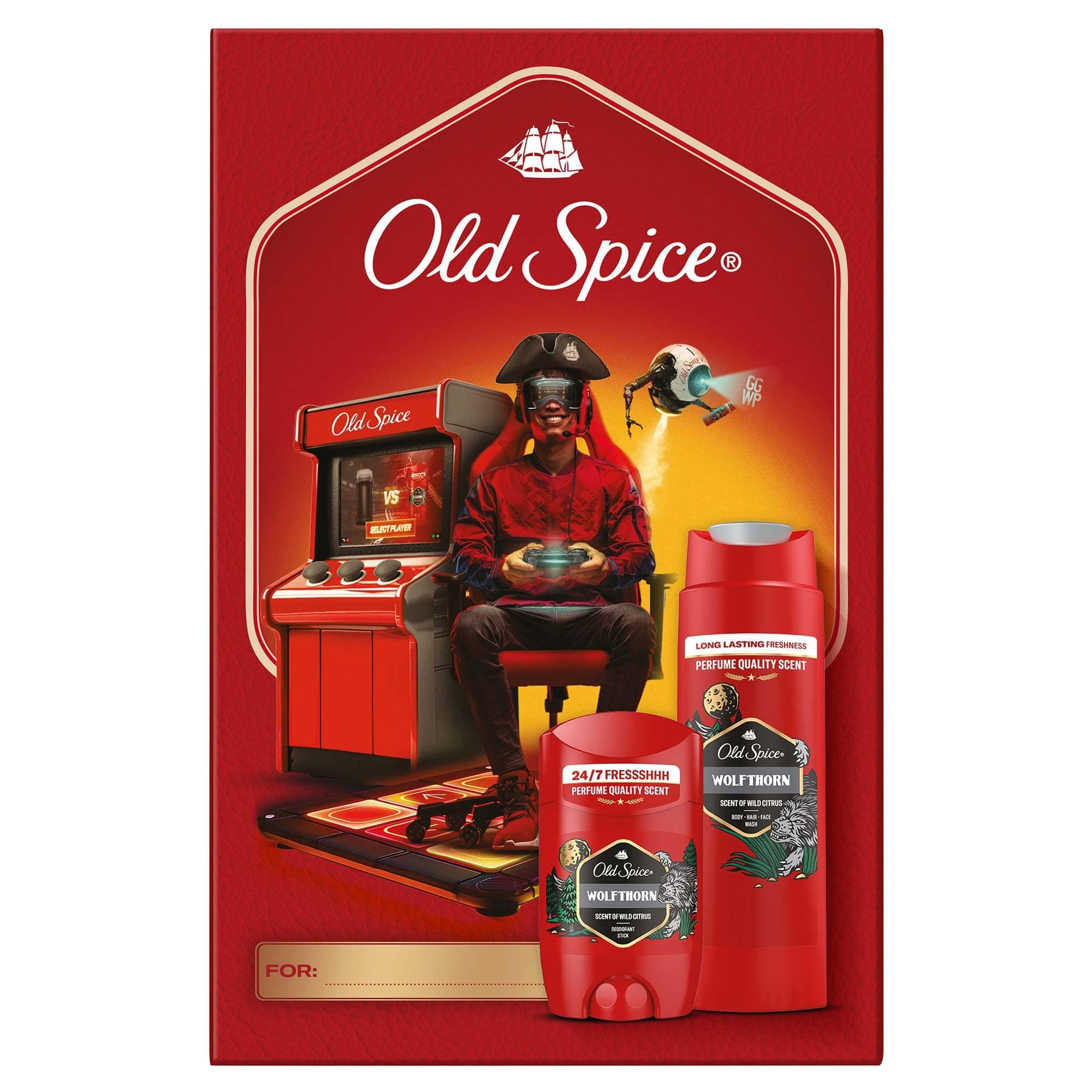 Old Spice Wolfthorn Erkek Hediye Seti: Stick Deodorant ve Duş Jeli