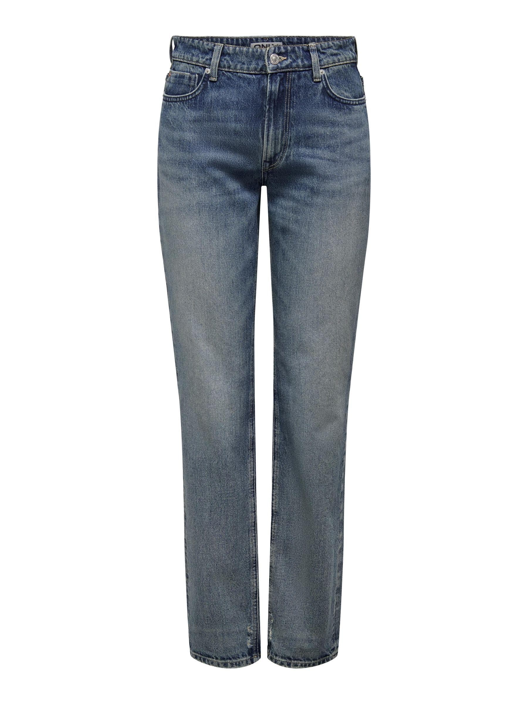 ONLJACI MW STRAIGHT TINT DNM CRO Jeans Kadın