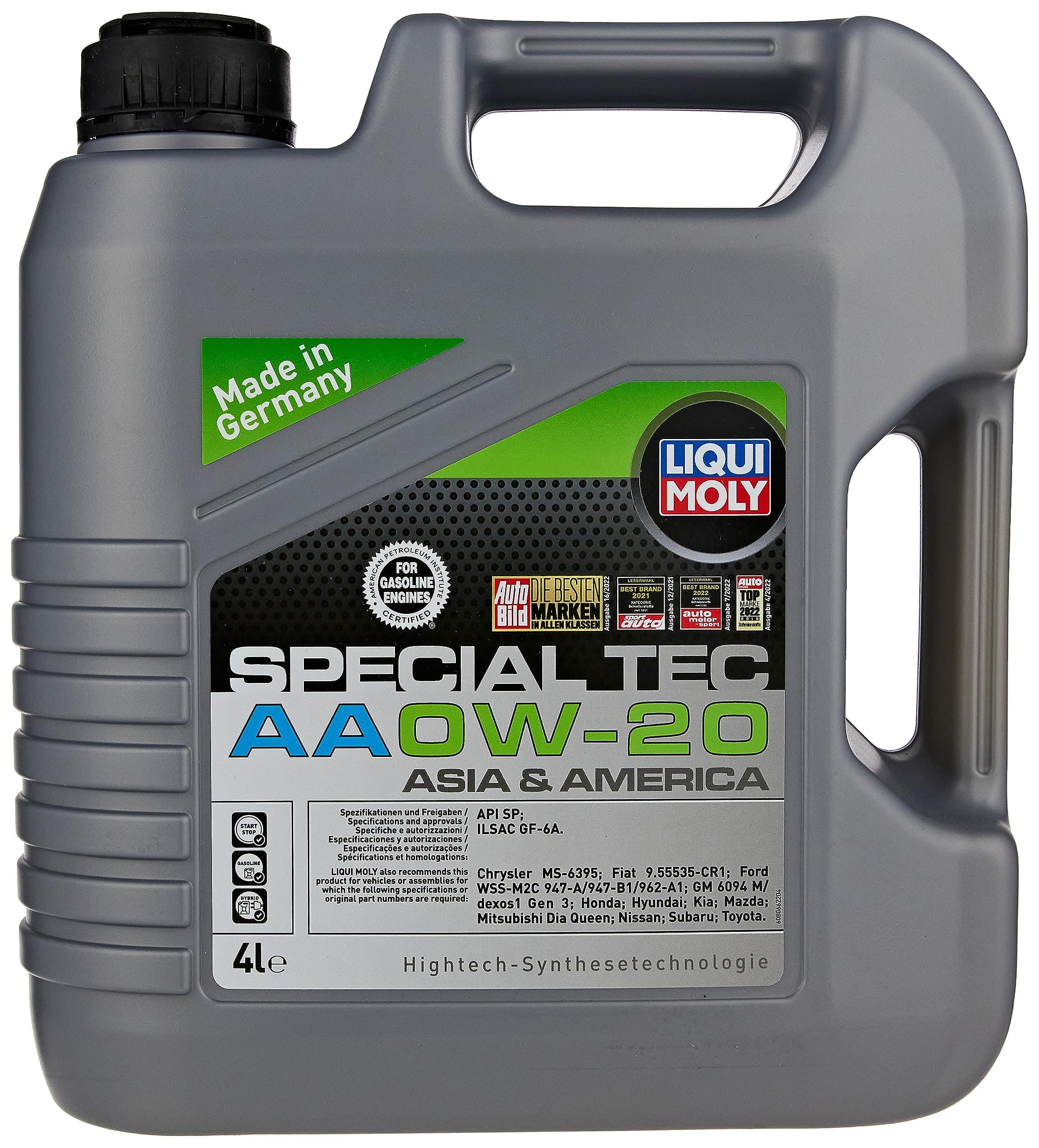 Liqui Moly Special Tec AA 0W-20 4 lt Motor Yağı