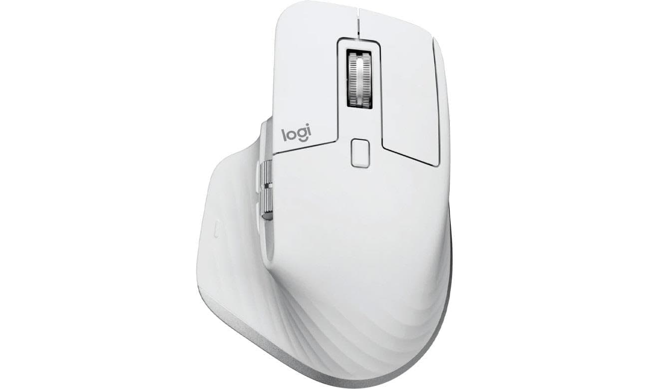 Logitech MX Master 3S Performans Kablosuz Mouse, 8.000 DPI, Sessiz, Ergonomik, Ultra Hızlı Kaydırma, Çoklu Cihaz Özelliği, Bluetooth, Logi Bolt USB Alıcı, Beyaz