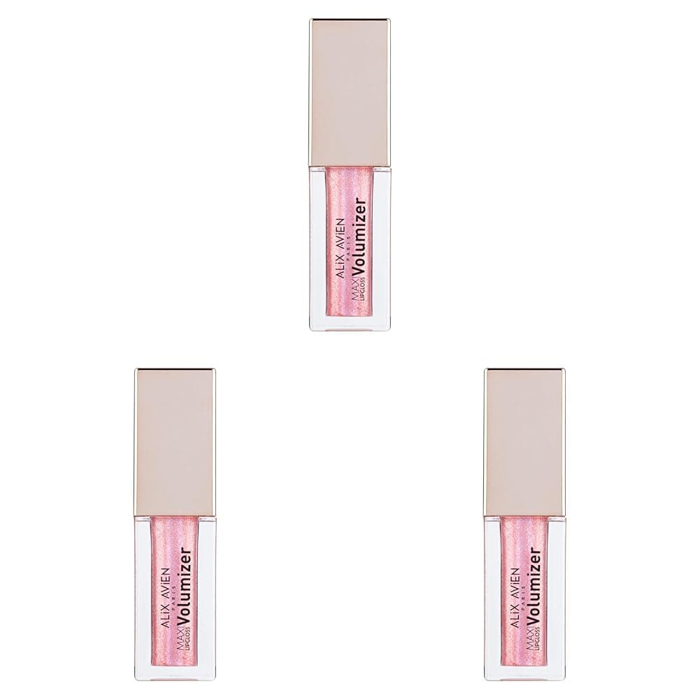 ALIX AVIEN Maxivolumizer Lipgloss 204 - Pearly Queen - Kalıcı Ve Nemlendirici Ruj - Dolgunlaştırıcı Etki (3 paketi)