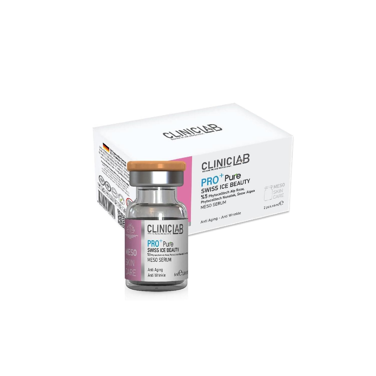 Cliniclab Swiss Ice Beauty Mezo Serum 6 ml x 2 Adet