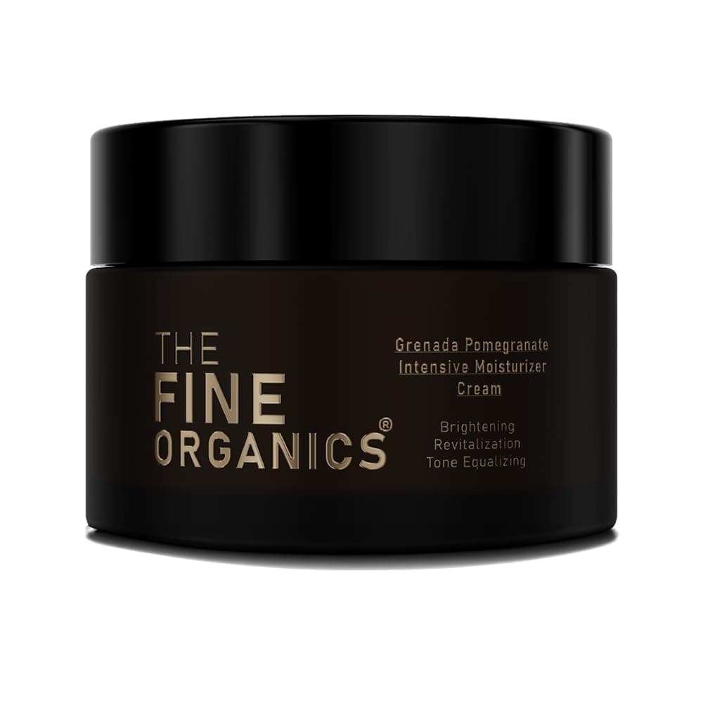 THE FINE ORGANICS Yoğun Nemlendirici Su Bazlı Yüz Kremi 48 Saat Etkili, Aydınlatıcı, Ton Eşitleyici, Grenada Narı Özlü
