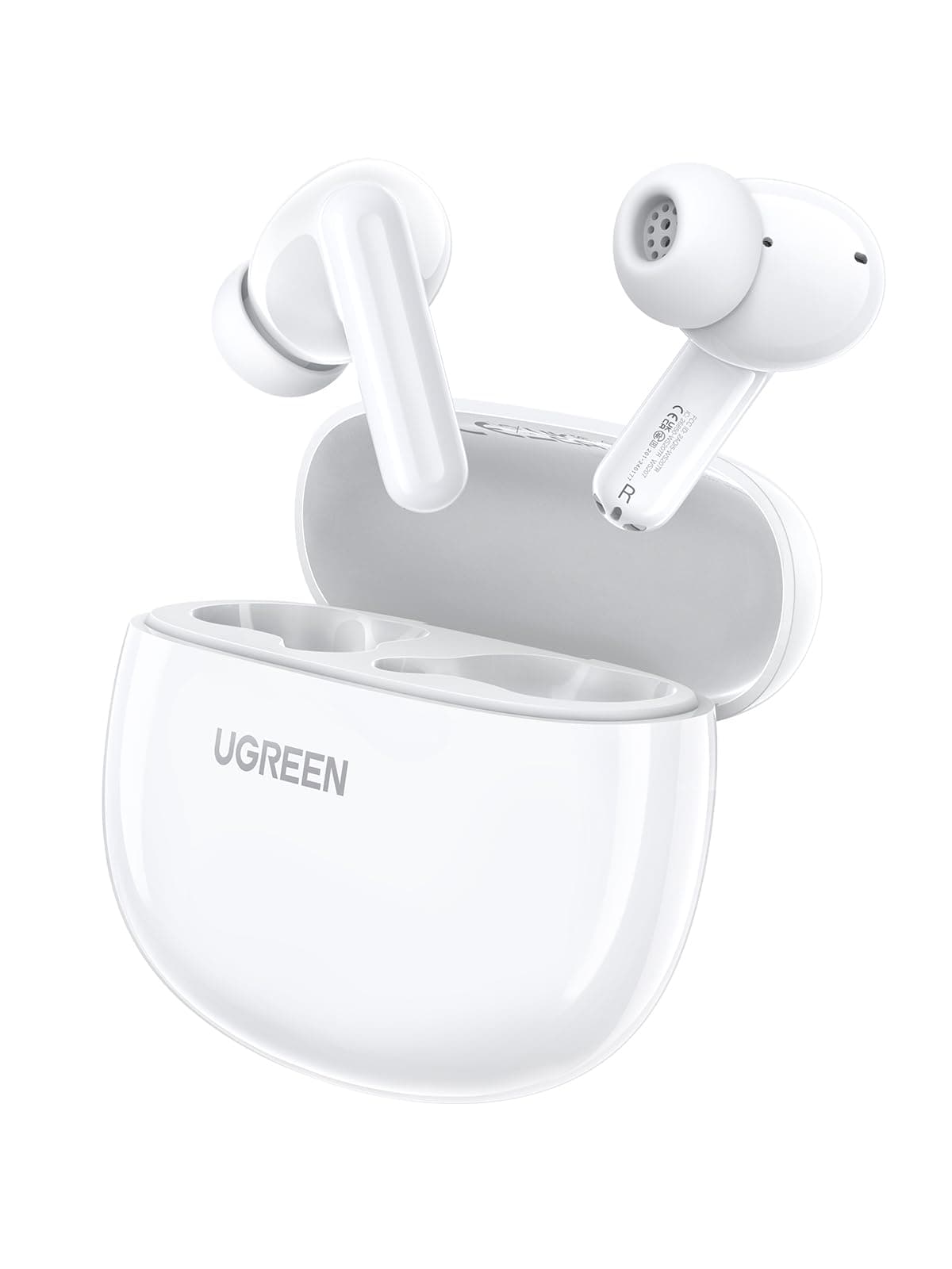 UGREEN Bluetooth 5.4 Kablosuz Kulaklık, ENC Gürültü Engelleme özelliğine sahip 12 mm Diyafram, Hızlı Şarj, iPhone Android ve Bluetooth Cihazlarıyla Uyumlu Çift Cihaz Bağlantısını Destekler