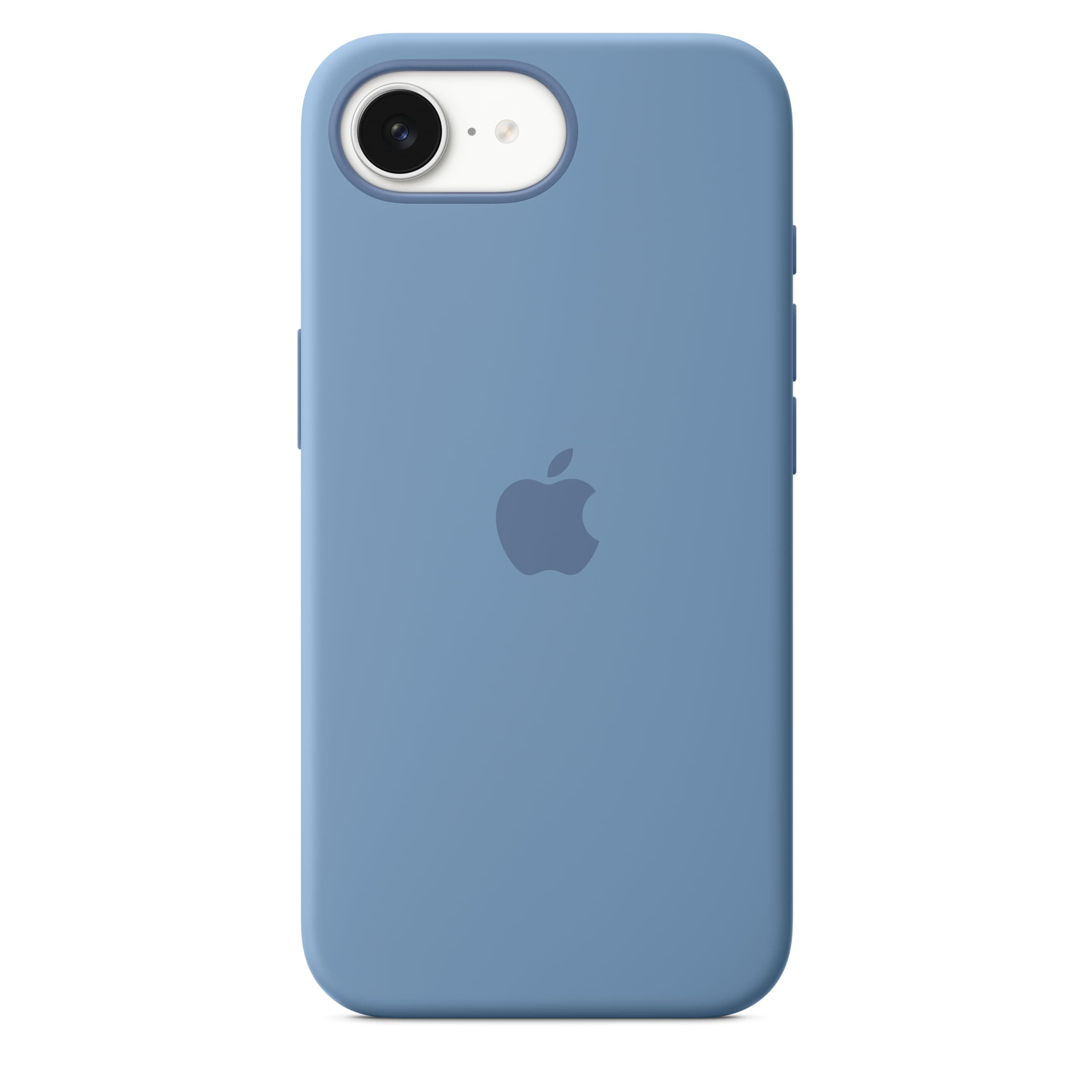 Apple iPhone 16e için Silikon Kılıf – Buz Mavisi 
