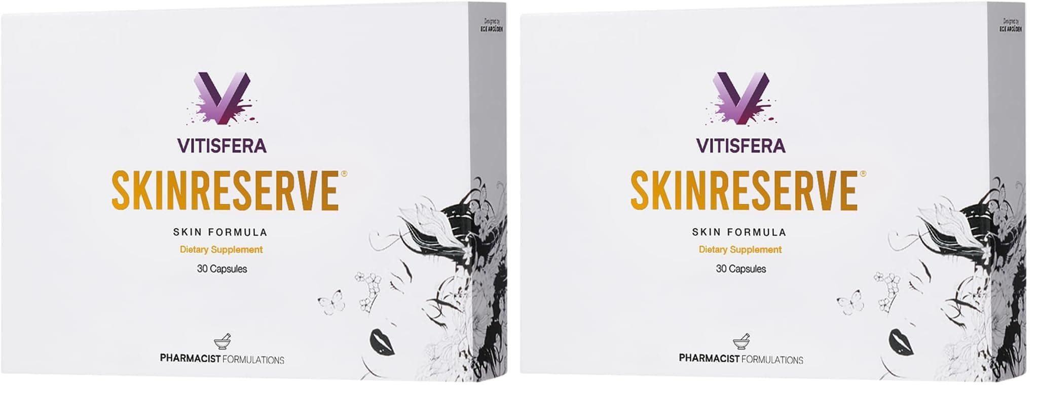 Vitisfera SkinReserve 30 Kapsül- Cüce Palmiye Ekstresi, Hayıt Ekstresi, Multivitamin ve Multimineral (2 paketi)