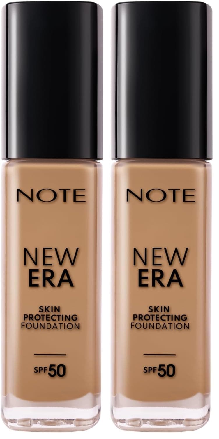 Note Cosmetics New Era Skin Protecting 190 Nemlendirici Etkili SPF 50 Hyaluronik Asitli Fondöten (2 paketi)
