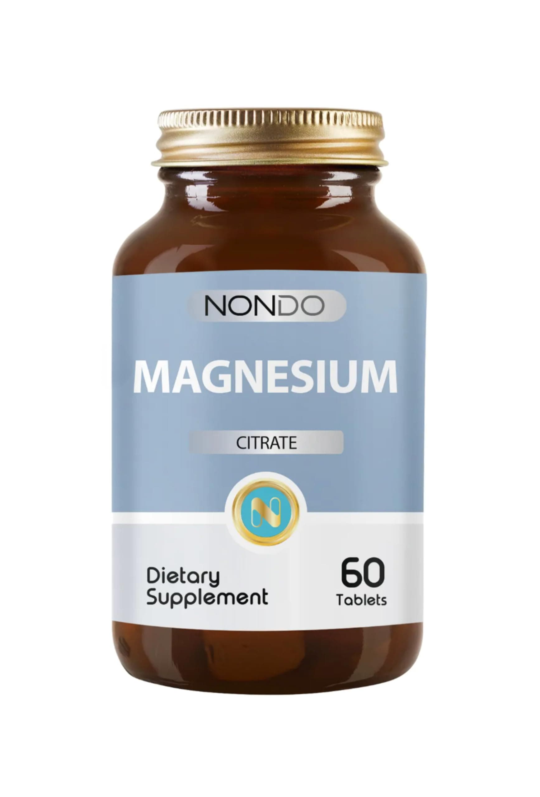 Nondo Magnezyum Sitrat 60 Tablet (Mangesium Citrate Polivinilpırolidon)