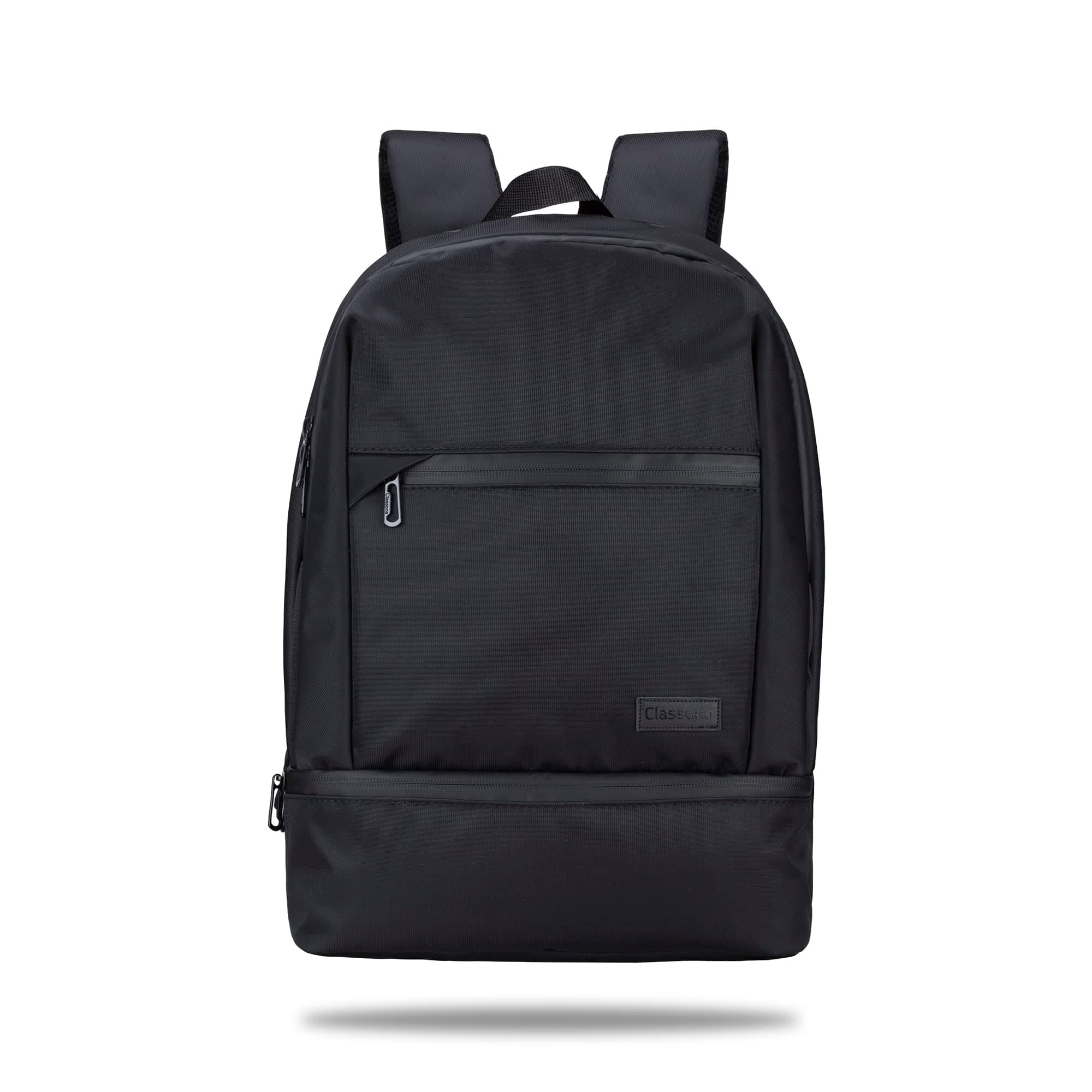Classone BP-IT900 Benevento Serisi 15,6"Su Geçirmez Kumaş,Su Geçirmez Fermuar, Laptop,Notebook Sırt Çantası-Siyah